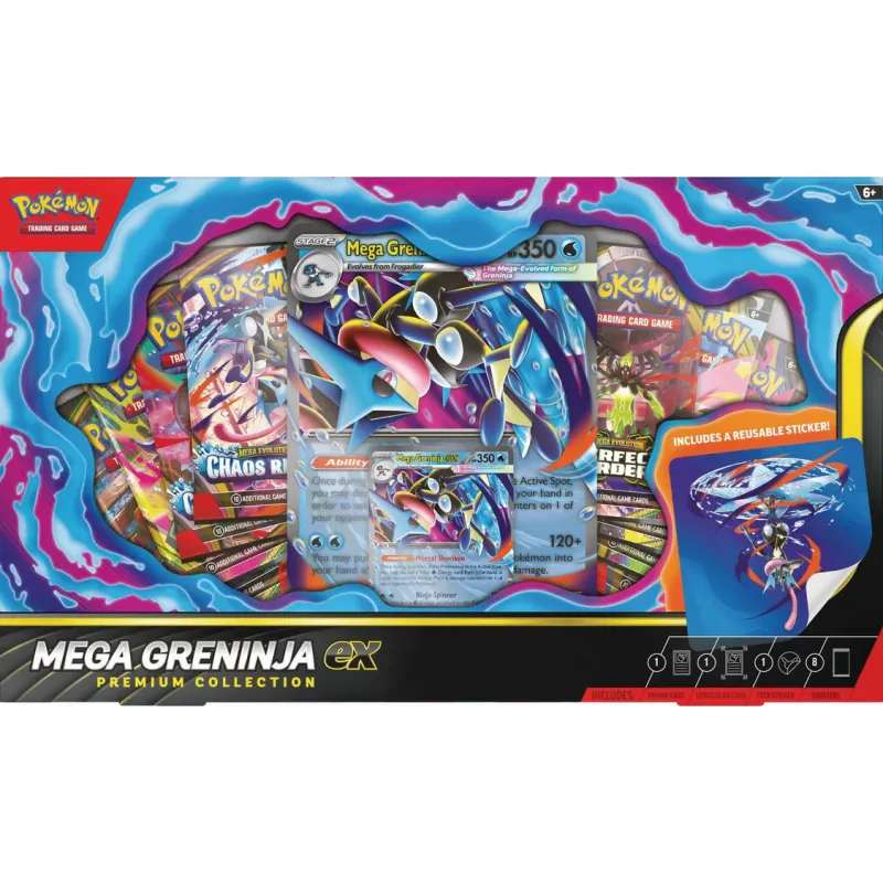 Pokémon TCG: Mega Greninja ex Premium Collection | Pokemon | Kart