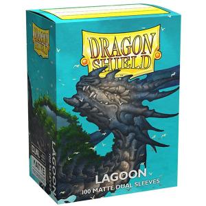 Standard Dragon Shield Sleeves (100) – Matte Lagoon Dual
