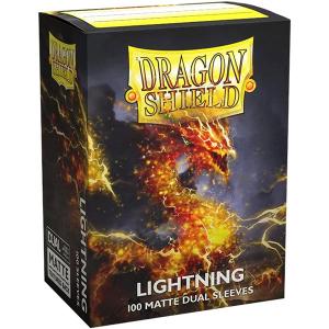 Standard Dragon Shield Sleeves (100) – Matte Lightning Dual