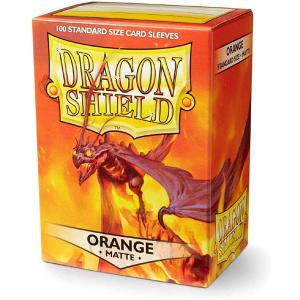 Standard Dragon Shield Sleeves (100) – Matte Orange