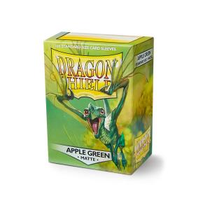 Standard Dragon Shield Sleeves (100) – Matte Apple Green