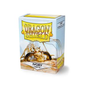 Standard Dragon Shield Sleeves (100) – Matte Ivory