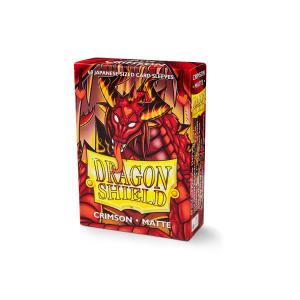 Japanese Dragon Shield Sleeves (60) – Matte Crimson