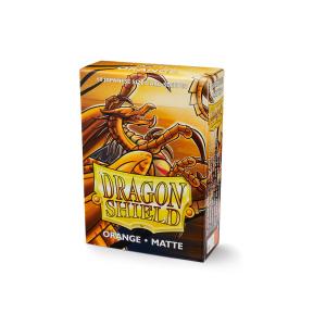 Japanese Dragon Shield Sleeves (60) – Matte Orange