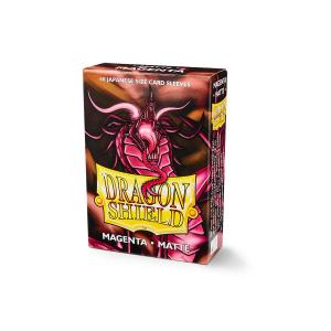 Japanese Dragon Shield Sleeves (60) – Matte Magenta