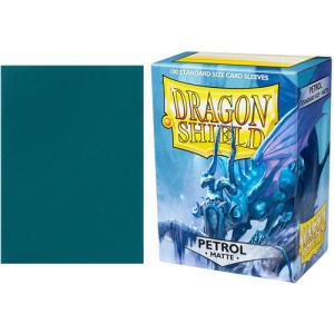 Standard Dragon Shield Sleeves (100) – Matte Petrol