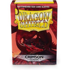 Standard Dragon Shield Sleeves – Classic Crimson