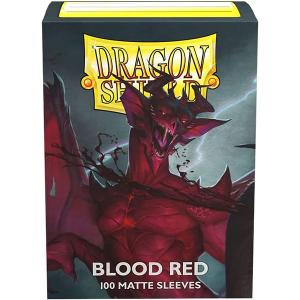 Standard Dragon Shield Sleeves (100) – Matte Blood Red