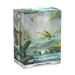 Standard Dragon Shield Sleeves (100) – Matte Dual Landfall Series Misty Rainforest