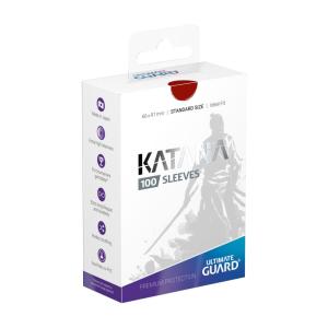 Ultimate Guard - Katana Sleeves - Standard Size - Red