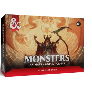 Dungeons & Dragons - Monster Cards: Animals & NPCs CR 0-5